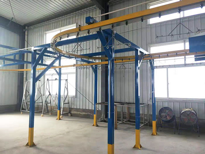 安阳鼎诺货架喷塑线