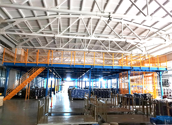 河南仓库二层平台项目案例